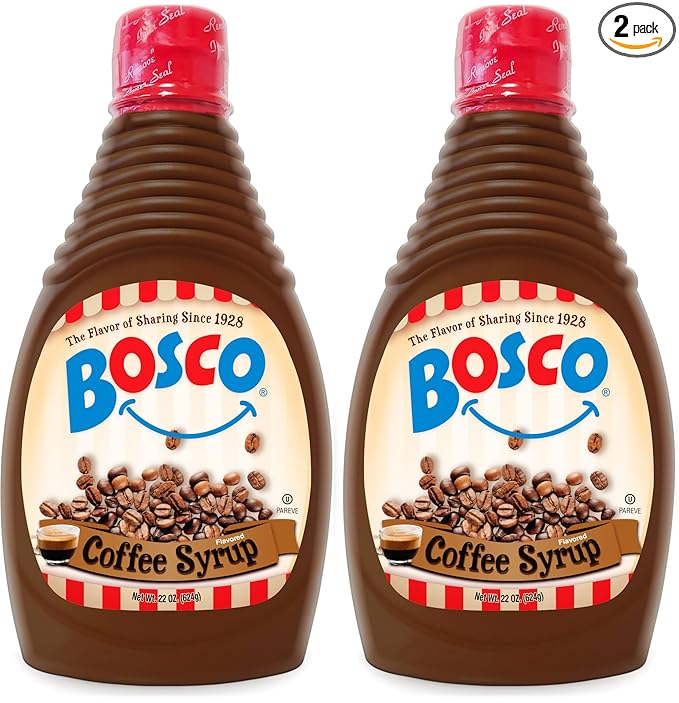 Bosco Coffee Syrup 22oz (2 Pack)