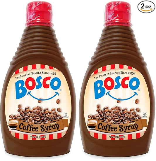 Bosco Coffee Syrup 22oz (2 Pack)
