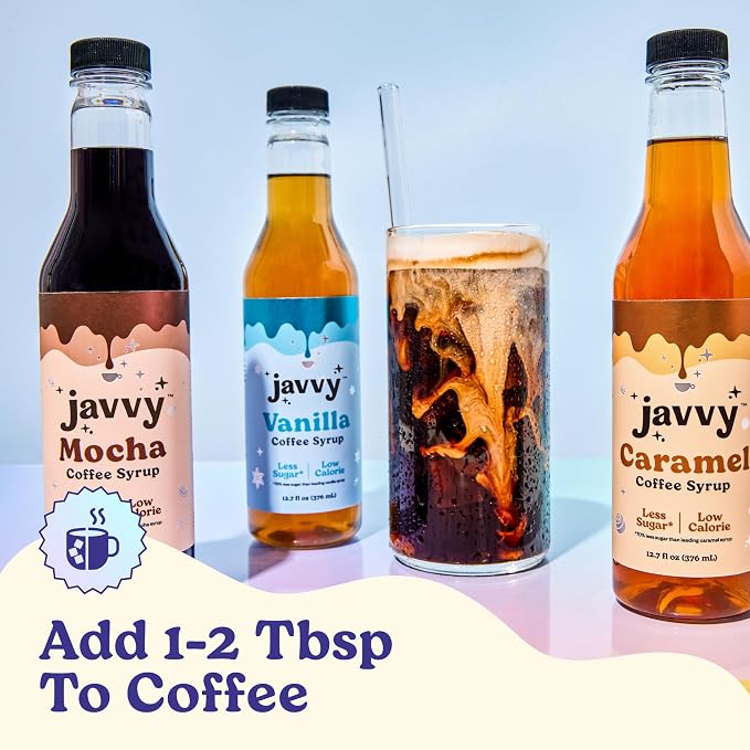 Coffee Syrup - Zero Sugar, Zero Calorie, Flavoring Syrup for Coffees, Coffee Bar Accessories - Great for Flavoring All Types of Drinks – Caramel - Image 6