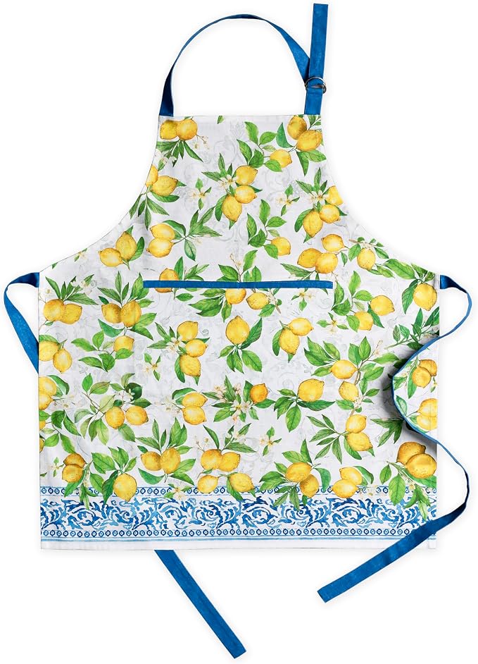 Maison d' Hermine 100% Cotton Apron for women with Pocket Kitchen Chef Apron for Men Cooking Mothers Day Gifts by MaisondHermine