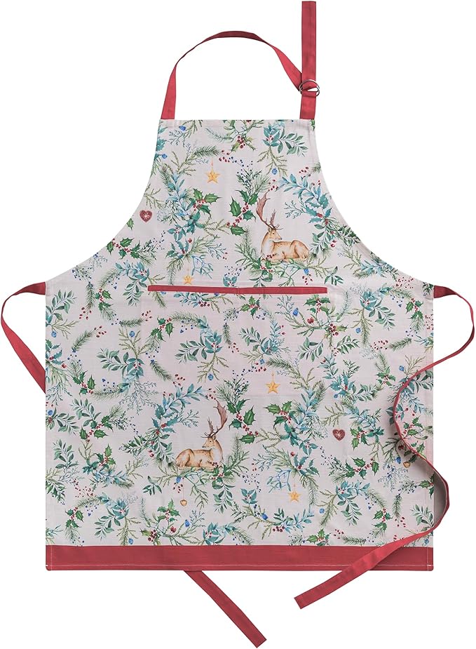 Maison d' Hermine 100% Cotton Apron for women with Pocket Kitchen Chef Apron for Men Cooking Mothers Day Gifts by MaisondHermine