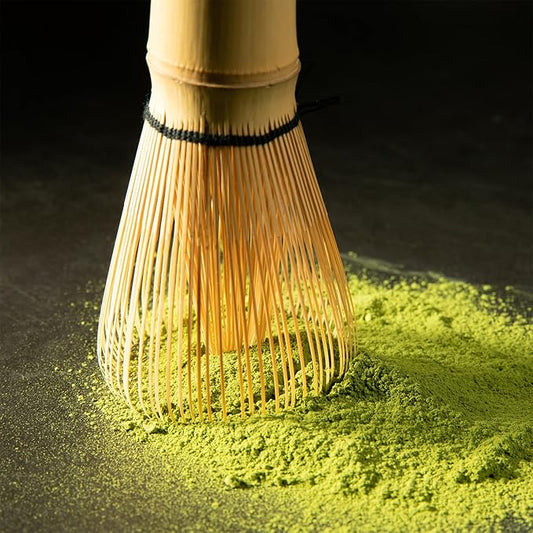 Premium Bamboo Matcha Whisk 120-Prong – Matcha preparation - Making Smooth and Frothy texture – Perfect for Daily Use, Travel, and Gift Giving - Matcha Tea Brush - Matcha whisk set