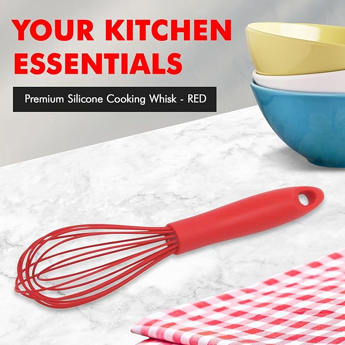 Chef Craft Silicone Wire Whisk - Thumbnail 4