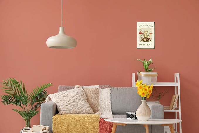 Funny Mushroom Decor Frog Decor Just A Girl Who Loves Frogs Sign Cute House Home Bedroom Kitchen Bathroom Forest Room Nature Wall Decor 8x12 in - Image 5