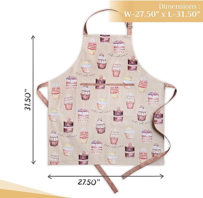 Maison d' Hermine 100% Cotton Apron for women with Pocket Kitchen Chef Apron for Men Cooking Mothers Day Gifts - Image 4