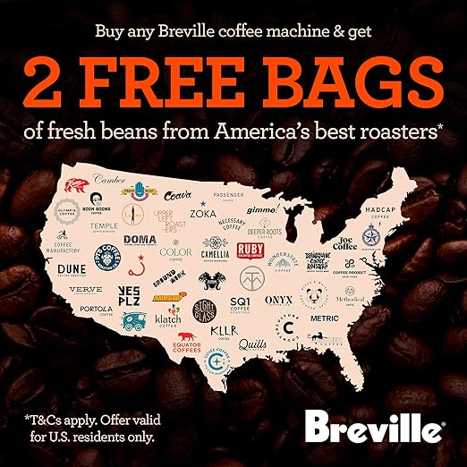 Breville Luxe Drip Coffee Machine, Brushed Stainless Steel, 60 Fluid Ounces Capacity, Glass Carafe, BDC415BSS