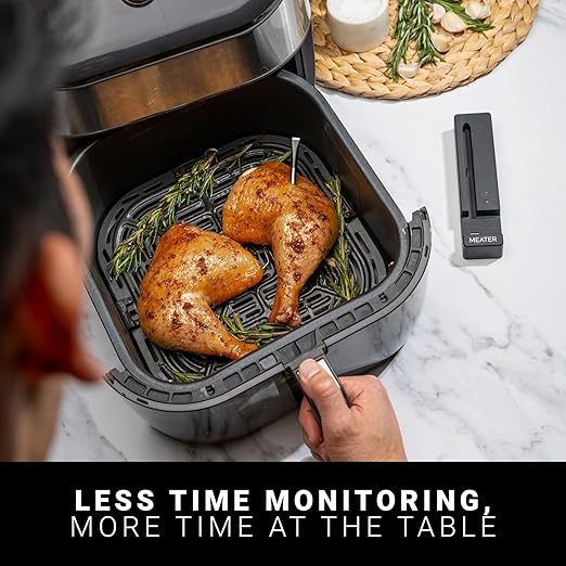 MEATER SE: 100% Wireless Smart Meat Thermometer | No Wires, No Fuss | 165ft Bluetooth Range | Dual Temp Sensors | Guided Cook System | Dishwasher Safe | Perfect for BBQ, Grill, Oven, Smoker