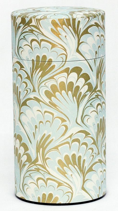 Tea Tin Canister: Florence Collection Long 7oz (200g) TSC-050, Japan
