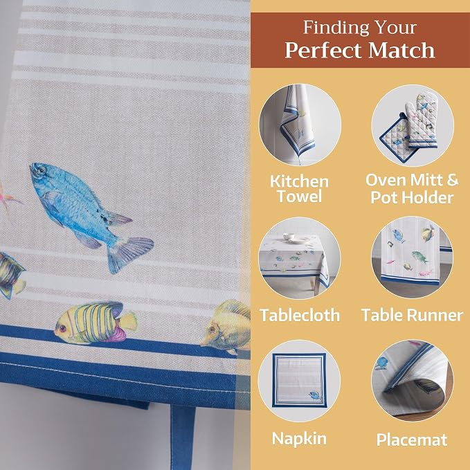 Maison d' Hermine 100% Cotton Apron for women with Pocket Kitchen Chef Apron for Men Cooking Mothers Day Gifts - Image 5