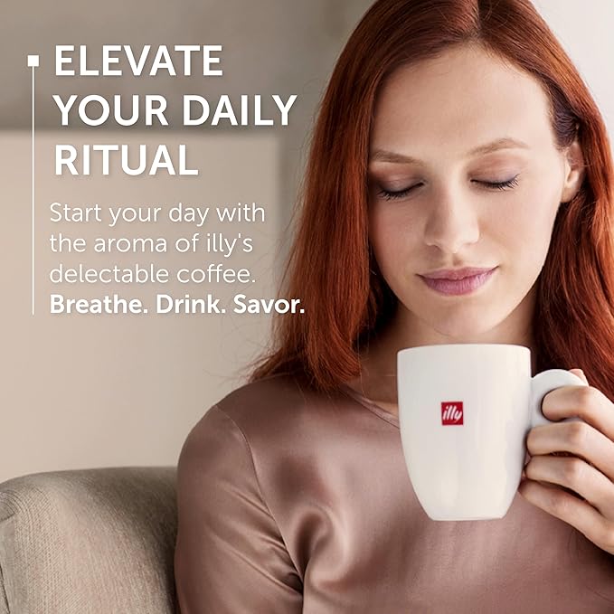 illy Decaf Whole Bean Coffee, Classico Decaffeinated Medium Roast, 100% Arabica, Premium Italian Coffee, Ideal for Espresso, Drip, Moka and French Press Brewing, 8.8oz, 12 Pack