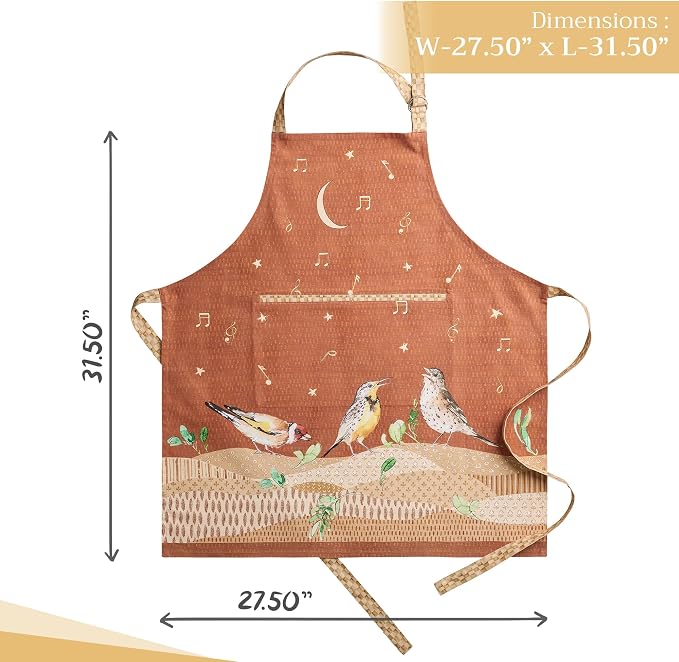 Maison d' Hermine 100% Cotton Apron for women with Pocket Kitchen Chef Apron for Men Cooking Mothers Day Gifts - Image 4