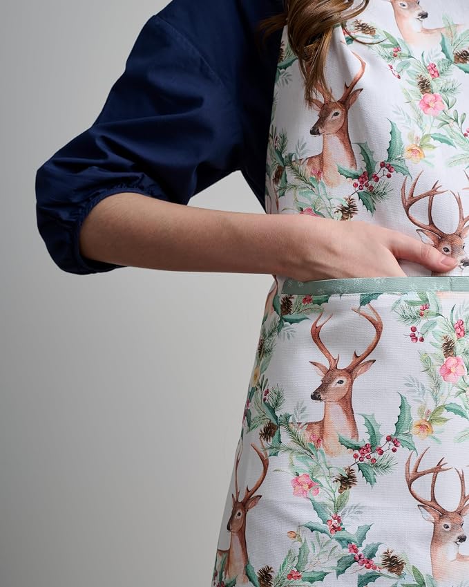 Maison d' Hermine 100% Cotton Apron for women with Pocket Kitchen Chef Apron for Men Cooking Mothers Day Gifts - Image 9