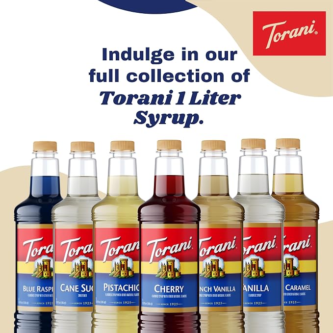 Torani Passion Fruit Syrup 1 Liter Bottle with Pump – Juicy Tropical Flavoring for Cocktails, Iced Drinks, Teas & Lemonades, Pure Cane Sugar Syrup, Mess-Free Pump Dispensing for Home & Café Creations - Image 8