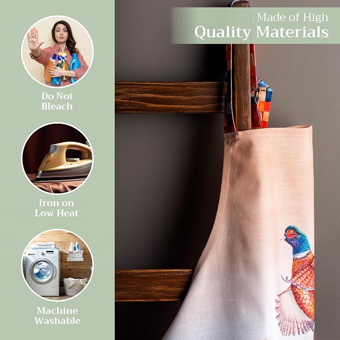 Maison d' Hermine 100% Cotton Apron for women with Pocket Kitchen Chef Apron for Men Cooking Mothers Day Gifts - Image 3