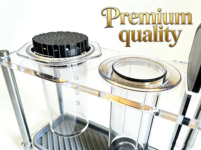Organizer Stand for AeroPress holder Compact Storage for AeroPress Original Clear(Not For XL) Includes Dripper Mats