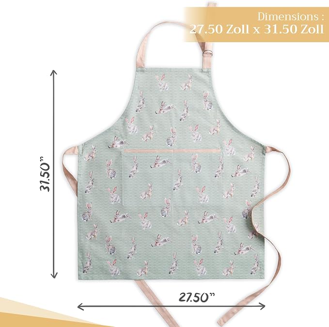 Maison d' Hermine 100% Cotton Apron for women with Pocket Kitchen Chef Apron for Men Cooking Mothers Day Gifts - Image 4