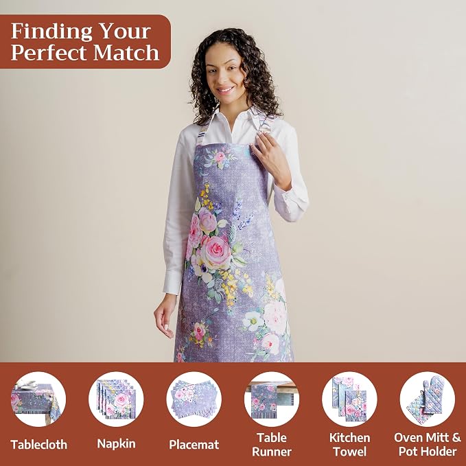 Maison d' Hermine 100% Cotton Apron for women with Pocket Kitchen Chef Apron for Men Cooking Mothers Day Gifts - Image 4