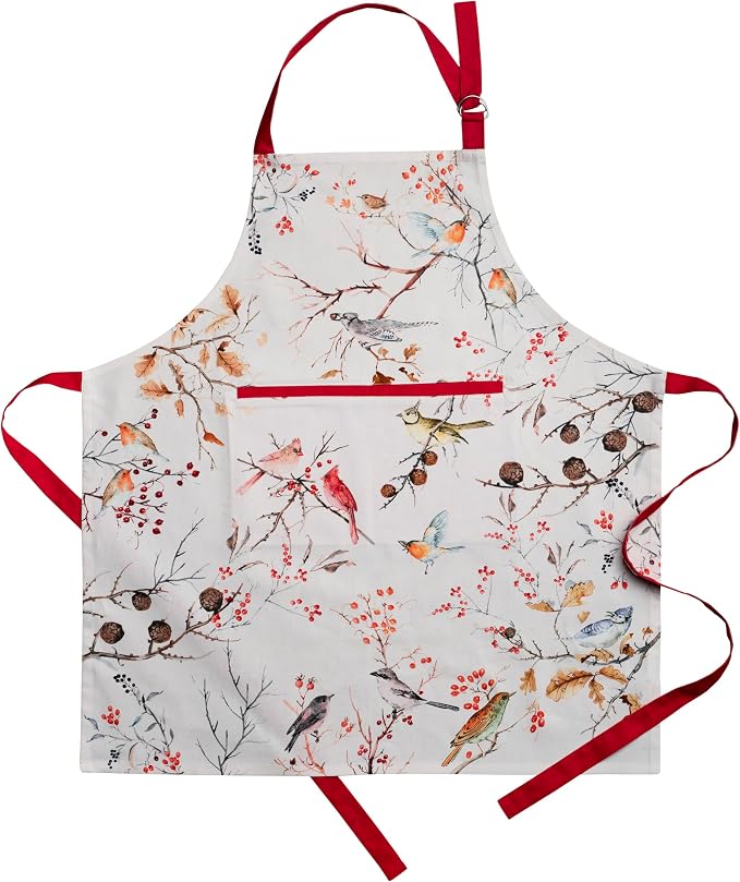 Maison d' Hermine 100% Cotton Apron for women with Pocket Kitchen Chef Apron for Men Cooking Mothers Day Gifts by MaisondHermine
