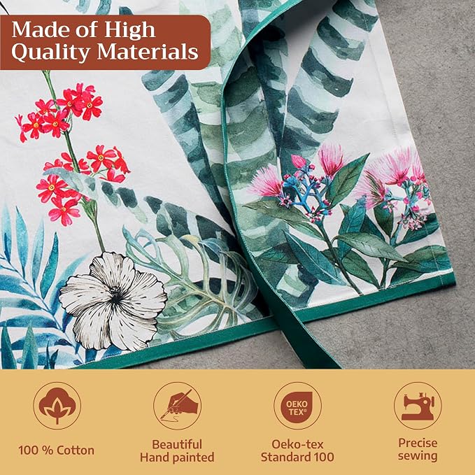 Maison d' Hermine 100% Cotton Apron for women with Pocket Kitchen Chef Apron for Men Cooking Mothers Day Gifts - Image 3