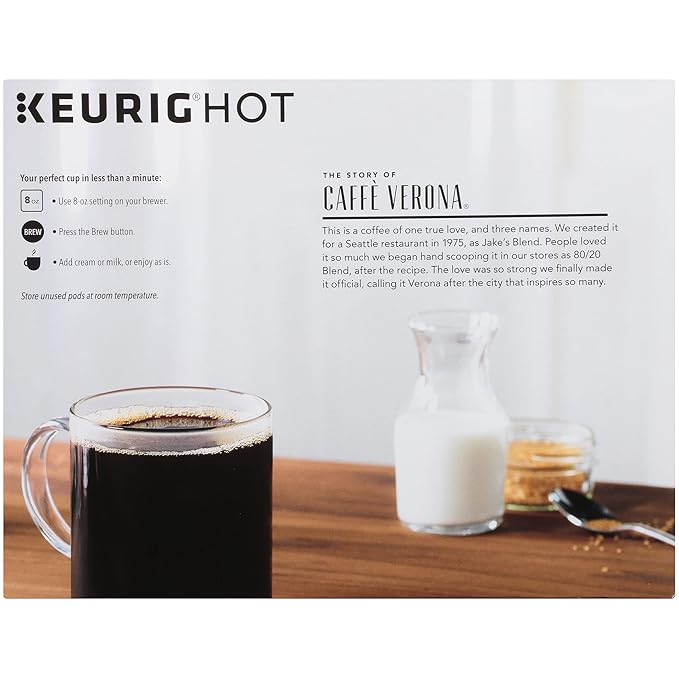 Starbucks Coffee K-Cup Pods, Caffe Verona, 32 CT