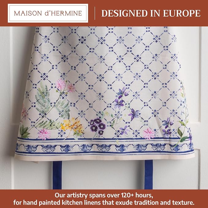 Maison d' Hermine 100% Cotton Apron for women with Pocket Kitchen Chef Apron for Men Cooking Mothers Day Gifts - Image 2