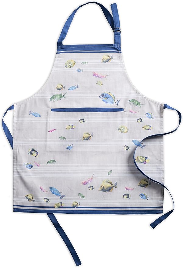 Maison d' Hermine 100% Cotton Apron for women with Pocket Kitchen Chef Apron for Men Cooking Mothers Day Gifts by MaisondHermine