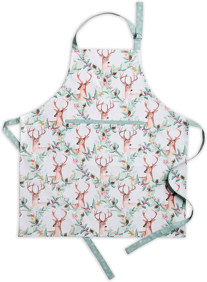 Maison d' Hermine 100% Cotton Apron for women with Pocket Kitchen Chef Apron for Men Cooking Mothers Day Gifts by MaisondHermine