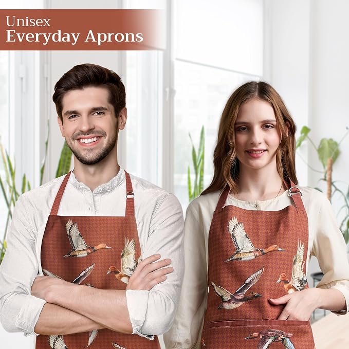 Maison d' Hermine 100% Cotton Apron for women with Pocket Kitchen Chef Apron for Men Cooking Mothers Day Gifts - Image 6