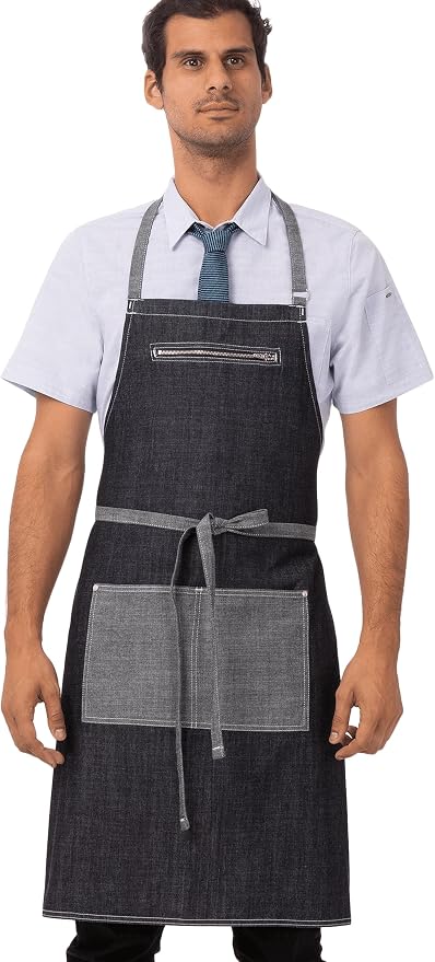 Chef Works Unisex Manhattan Bib Apron by ChefWorks