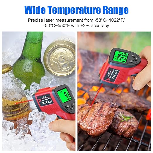 Infrared Thermometer (-58℉～1022℉(-50℃～550℃))