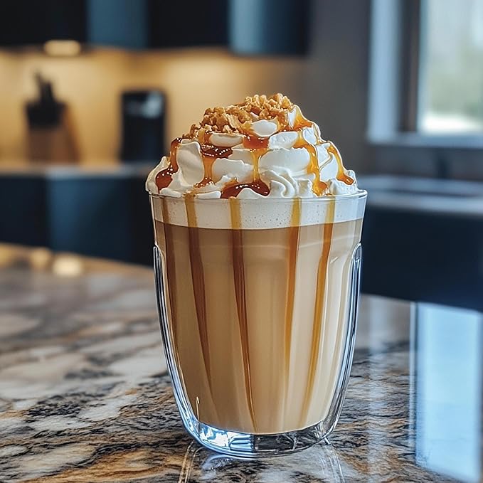 Jordan's Skinny Mixes Sugar Free Coffee Syrup, Vanilla Caramel Crème Coffee Flavoring Syrup, Zero Calorie Drink Mix, Lattes, Baking, Protein Shake or Cocktail, Dairy & Gluten Free, Kosher, 25.4 Fl Oz