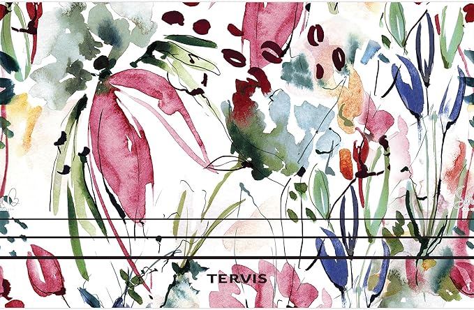 Tervis Traveler Sara Berrenson Floral Abstraction Triple Walled Insulated Tumbler Travel Cup Keeps Drinks Cold & Hot, 30oz, Stainless Steel