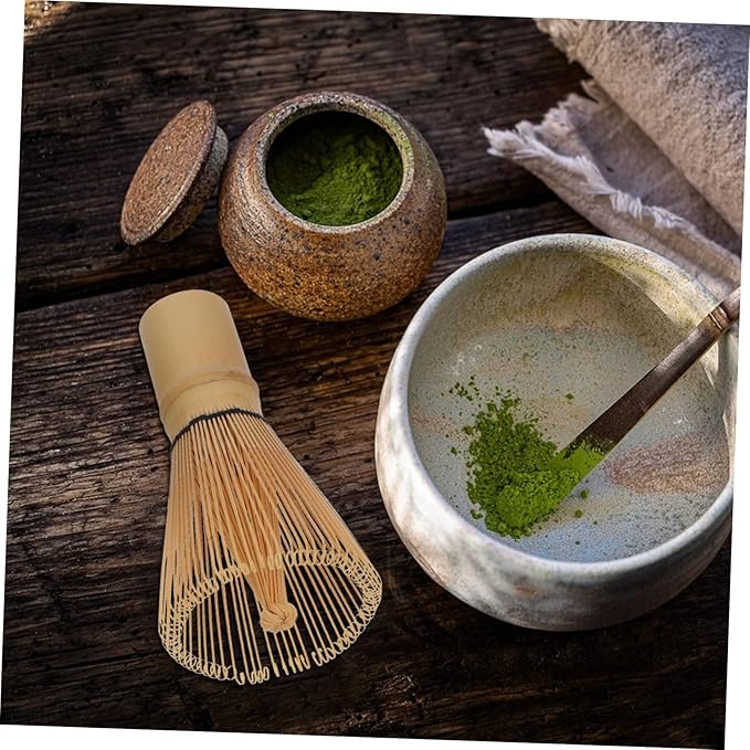 STOBAZA Matcha Whisk Bamboo Tool Tea Stirring and Mixing Traditional Japanese Tea Ceremony Easy to Clean