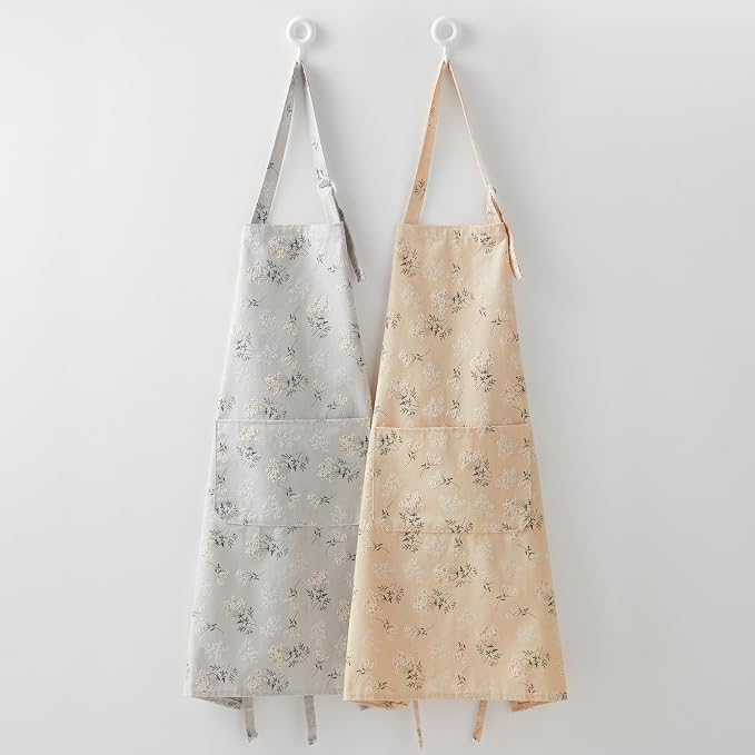 Japanese Kitchen Apron for Women & Men,Adjustable Chef Apron with Pocket,Unisex Apron for Home,BBQ,Garden - Image 3