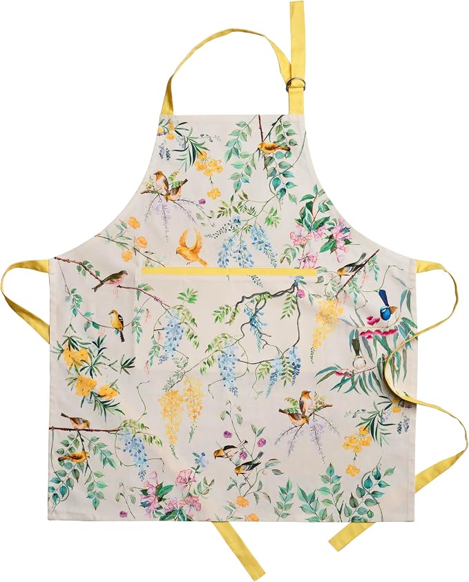 Maison d' Hermine 100% Cotton Apron for women with Pocket Kitchen Chef Apron for Men Cooking Mothers Day Gifts by MaisondHermine