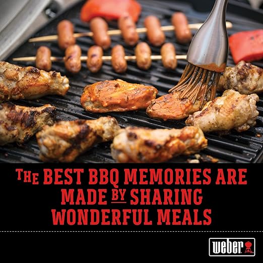 Weber Instant‑Read Thermometer Probe, Black/Silver – Fast Digital Grill & Kitchen Thermometer with 15‑Second Readout, Auto Shutoff & Fahrenheit/Celsius Options