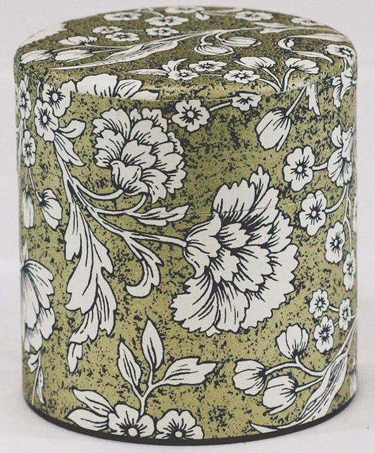 Tea Tin Canister: Florence Collection Wide 3.5oz (100g) TSC-029, Japan