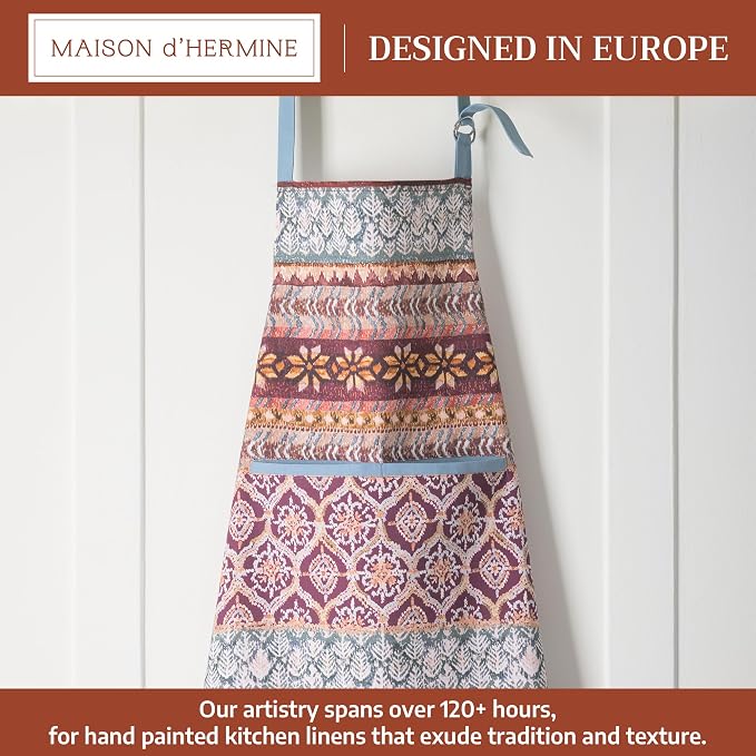 Maison d' Hermine 100% Cotton Apron for women with Pocket Kitchen Chef Apron for Men Cooking Mothers Day Gifts - Image 2