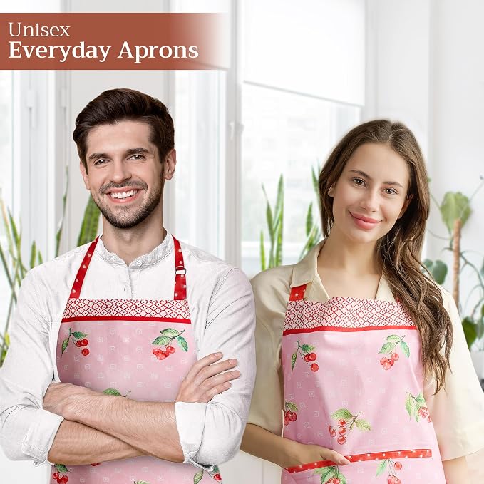 Maison d' Hermine 100% Cotton Apron for women with Pocket Kitchen Chef Apron for Men Cooking Mothers Day Gifts - Image 6