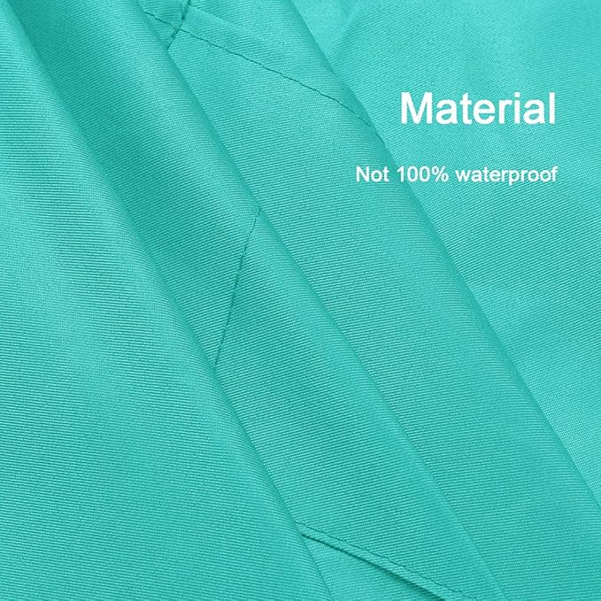 Total 6PCS Baby Blue Bib Aprons Bulk with 2 Pockets for Women Men Adult - Chef Cooking Kitchen (6, Baby Blue) - Image 4