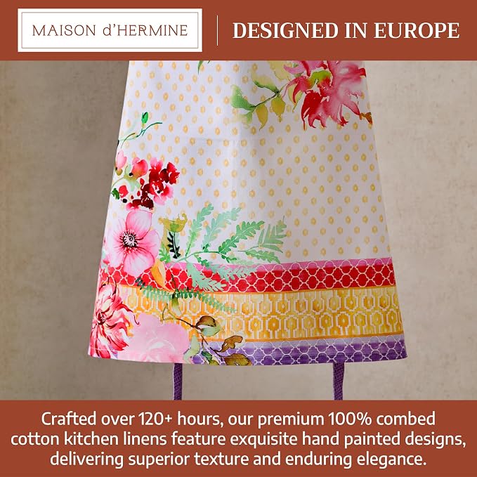 Maison d' Hermine 100% Cotton Apron for women with Pocket Kitchen Chef Apron for Men Cooking Mothers Day Gifts - Image 3