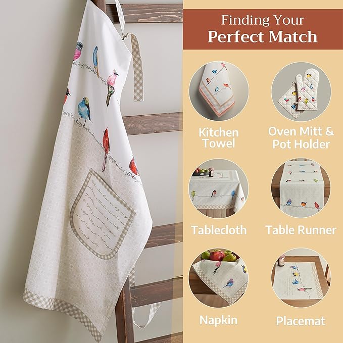 Maison d' Hermine 100% Cotton Apron for women with Pocket Kitchen Chef Apron for Men Cooking Mothers Day Gifts - Image 5