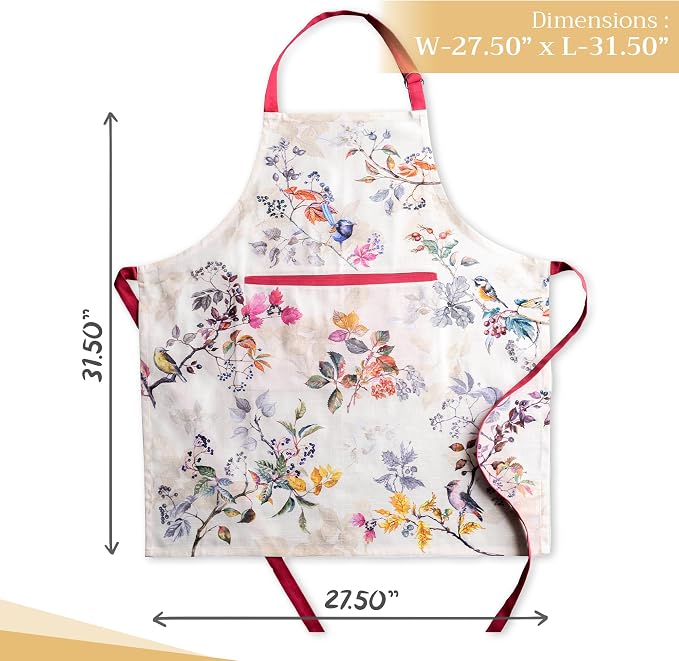 Maison d' Hermine 100% Cotton Apron for women with Pocket Kitchen Chef Apron for Men Cooking Mothers Day Gifts - Image 4