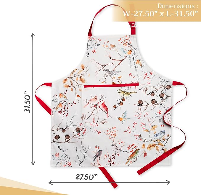 Maison d' Hermine 100% Cotton Apron for women with Pocket Kitchen Chef Apron for Men Cooking Mothers Day Gifts - Image 4
