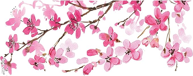 Tervis Japanese Cherry Blossom Party Supplies, Clear, 16 oz