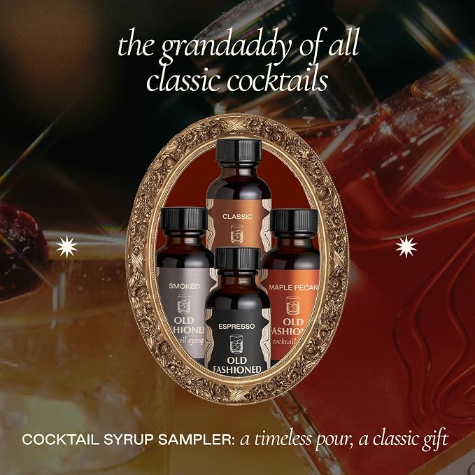 Strongwater Old Fashioned Craft Cocktail Mixer Sample 4 Pack - Makes 16 Cocktails - Handcrafted Old Fashioned Gift Set - Travel-Friendly, No Artificial Sweeteners - Just Mix with Bourbon or Whiskey - Image 3