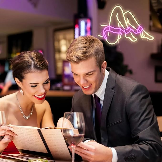 Lady Neon Sign Romantic Woman Neon Light Sign for Wall Decor Dimmable USB Powered Preppy Girl Led Light Sign for Adult Theme Party Bedroom Beauty Salon Man Cave Bar Club Hotel - Image 7