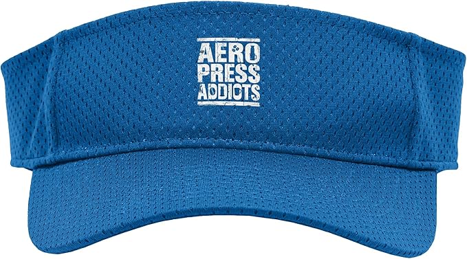 Bold AeroPress Coffee Addict Shirts AeroPress Addicts Sport Sun Visor