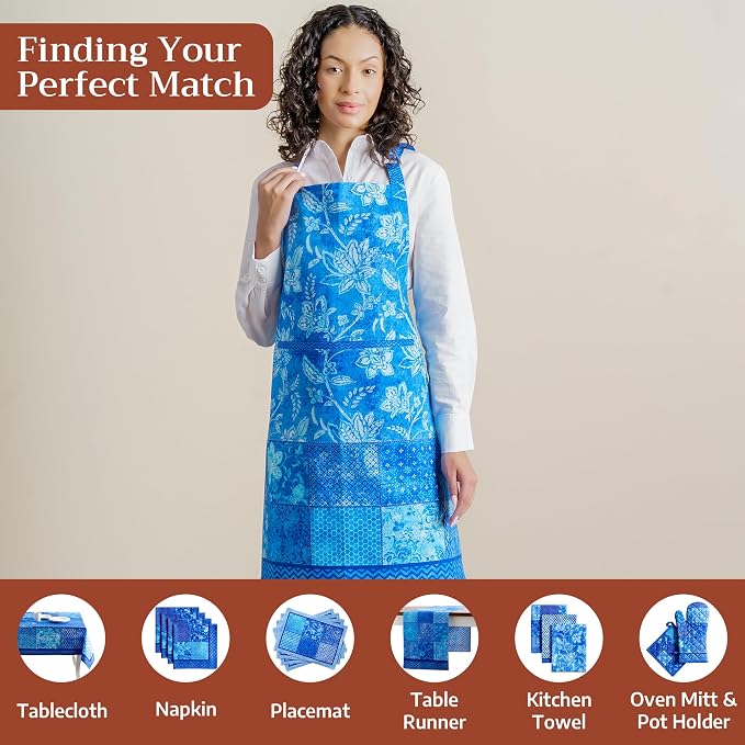 Maison d' Hermine 100% Cotton Apron for women with Pocket Kitchen Chef Apron for Men Cooking Mothers Day Gifts - Image 4