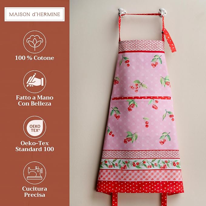 Maison d' Hermine 100% Cotton Apron for women with Pocket Kitchen Chef Apron for Men Cooking Mothers Day Gifts - Image 2